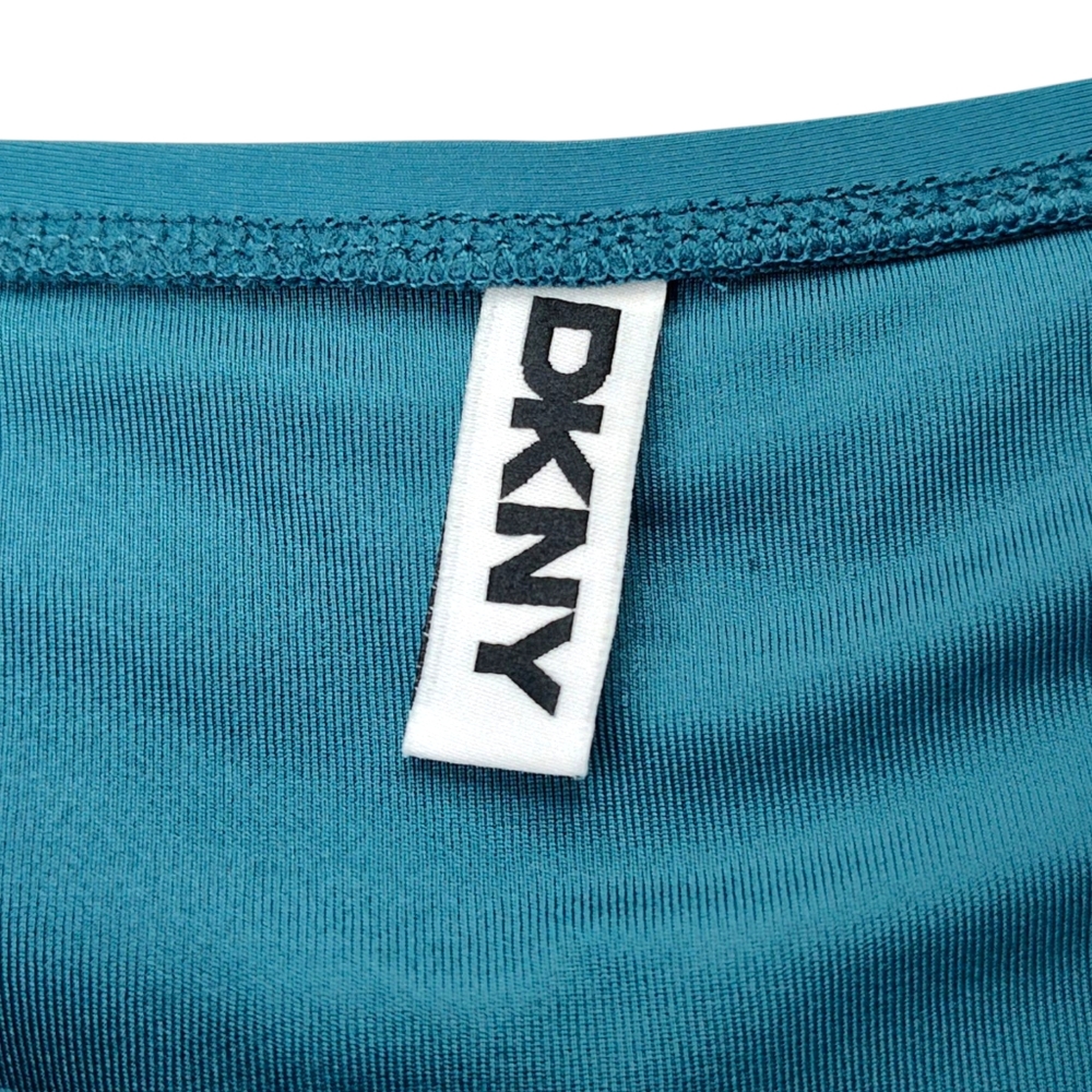 DKNY Teal Starburst Shirred One-Piece Swimsuit NWT | XXL - Picture 6 of 13